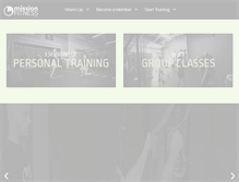 Tablet Screenshot of missionfitnessllc.com